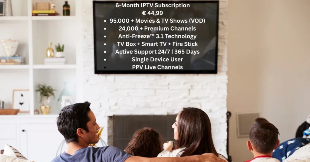 6 maanden IPTV-abonnement