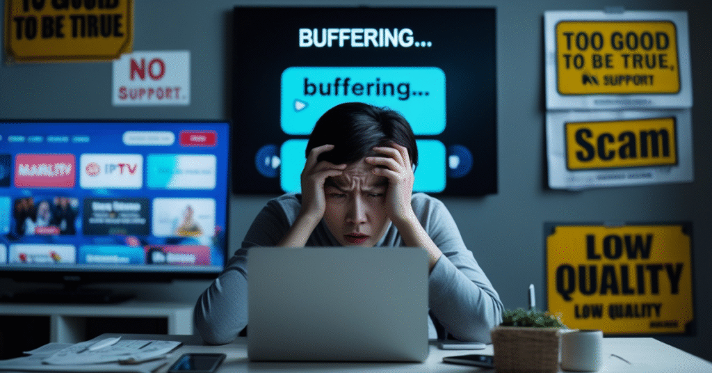 Voordelige IPTV risico's